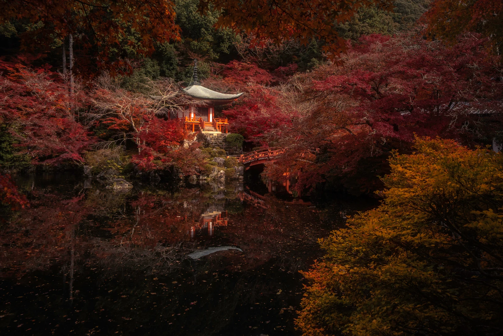 Autumn Japan Temple — fine art photograph from the Japan Landscapes collection